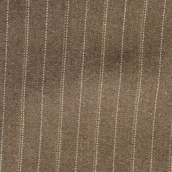Pinstripe pants Brown size size 8 - Picture 2 of 6